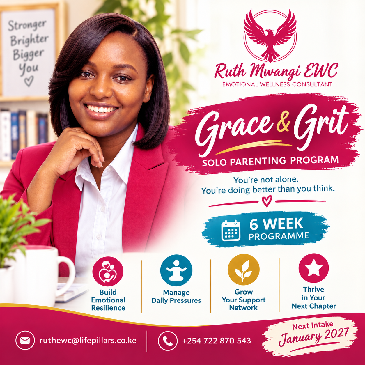 Grace and Grit – Solo Parenting Program
